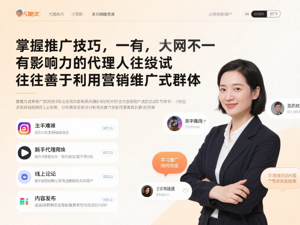 掌握推广技巧：动用多元化营销手段
推广是主要难点