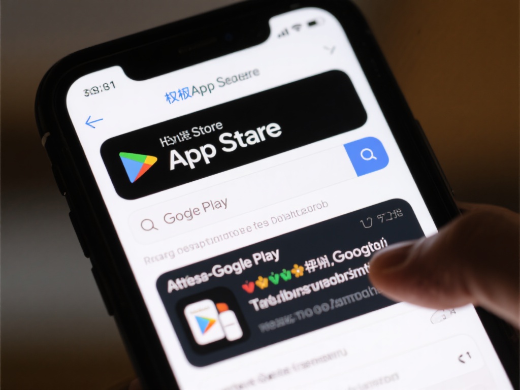 正规应用商店搜索：在App&nbsp;Store或Googl