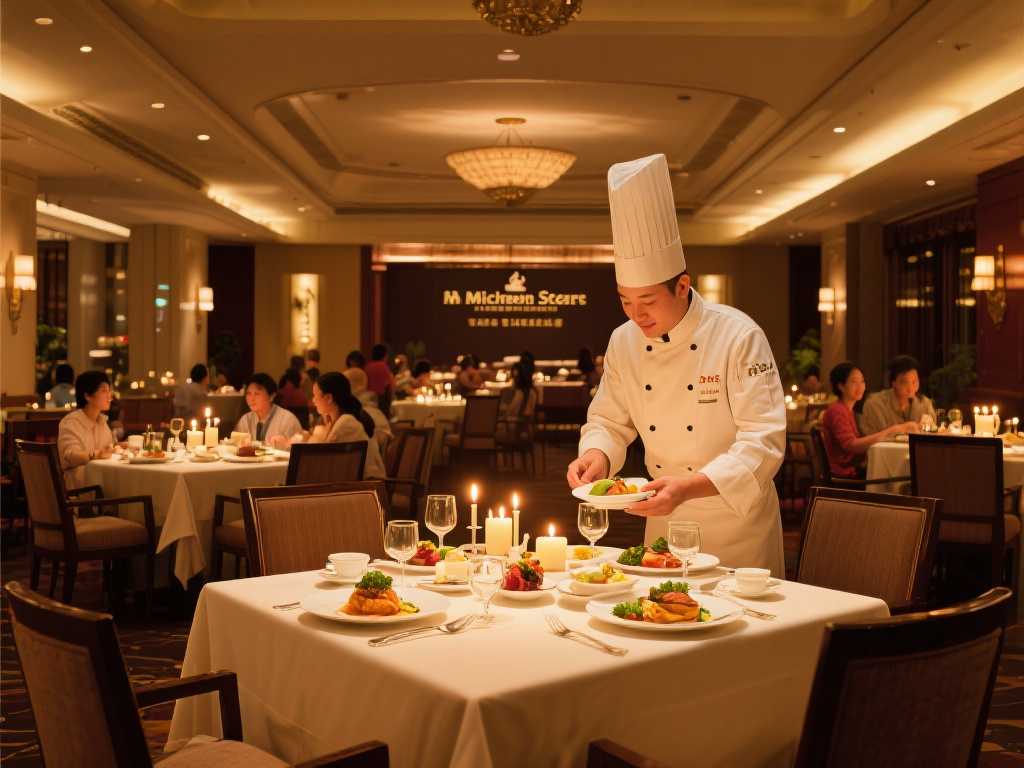 美食体验同样是百家乐大酒店的一大亮点。酒店内的米其