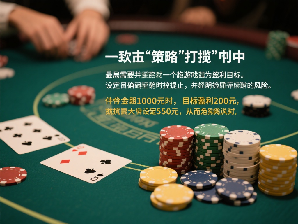 突破传统百家乐打法:高手打揽策略与实战揭秘 设置明确目标,控制筹码风险
在任何一种“打揽”策
