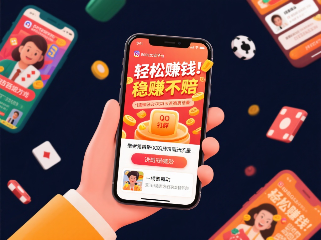 第一步：精准营销与吸引流量
这些非法平台通常通过