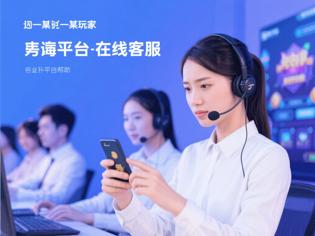 比如某玩家在充值后发现未及时到账，选择了平台的在线