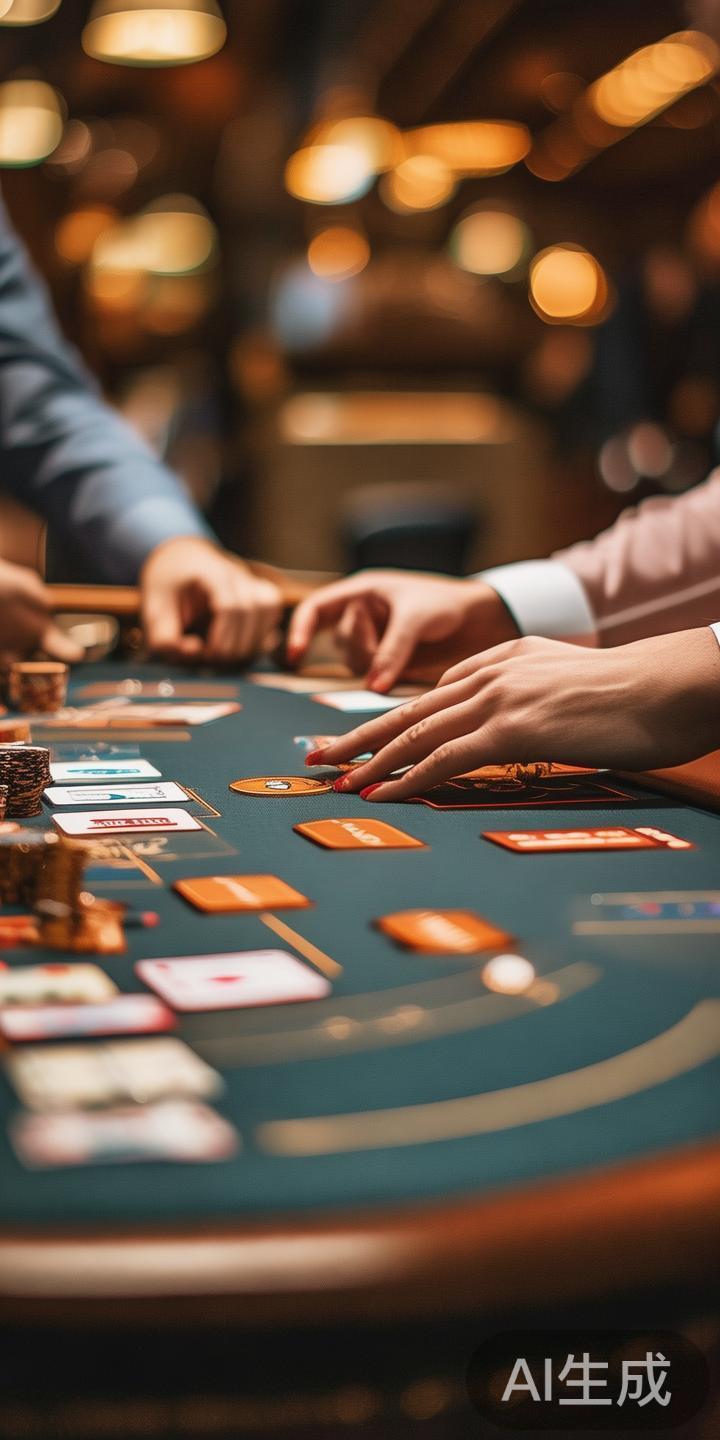 百家乐的游戏流程主要涉及“庄家”和“闲家”的牌面比