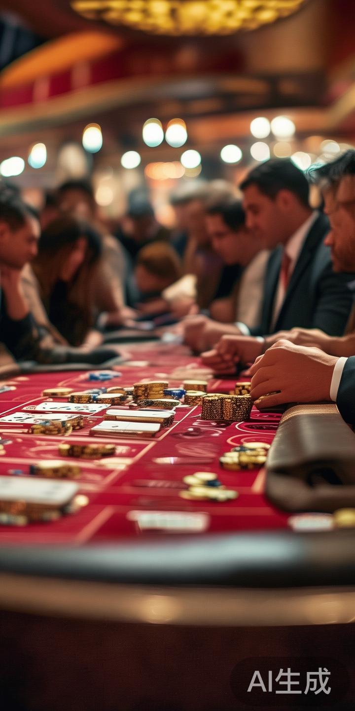 在激烈的赌场竞技中，百家乐作为一种经典的牌类游戏，